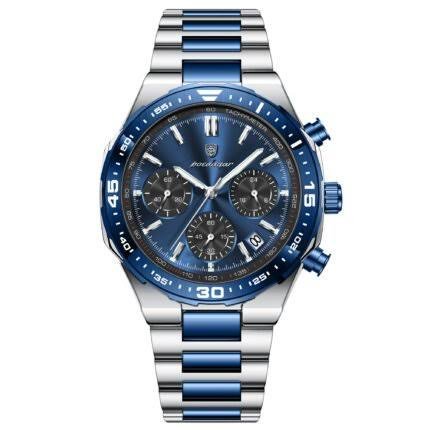Men's Luxury Steel Chronograph Watch